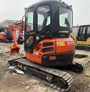 รถขุดตีนตะขาบ Kubota U35 U40 ขนาด 3.5 ตัน สำหรับฟาร์มขนาดเล็ก ใช้งานน้อย ชั่วโมงการทำงานต่ำ เครื่องยนต์ได้รับการรับรอง EPA CE พร้อมชุดเกียร์และอะไหล่ - Product Image 6