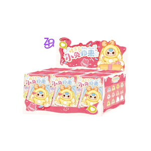 Caja Sorpresa Original de Peluche de la Serie El Regreso de los Tres Conejitos, Muñecos de Peluche con Rostro de Vinilo, Cajas Misteriosas para Regalos de Navidad - Product Image 1