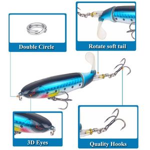 Leurre de pêche au bar pas cher 13g 15g 35g, leurre flottant <span class=keywords><strong>Whopper</strong></span> Plopper, leurre de surface <span class=keywords><strong>Whopper</strong></span> <span class=keywords><strong>Popper</strong></span>, appât - Product Image 2