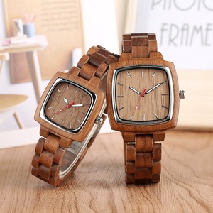 Orologi in <span class=keywords><strong>legno</strong></span> fatti a mano con etichetta privata per uomo e <span class=keywords><strong>donna</strong></span> <span class=keywords><strong>orologio</strong></span> da uomo in <span class=keywords><strong>legno</strong></span> con coppia amante Unisex - Product Image 2