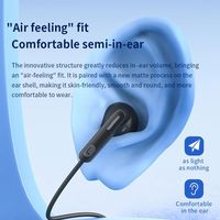 Earphone In-Ear OEM 3.5mm Berkabel dengan Mikrofon, Tahan Air IPX-2, Kabel 1.2m, Bahan ABS + TPE untuk Ponsel