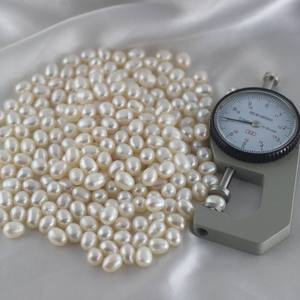 Handmade 7-8mm Freshwater Rice-Shaped <b>Beads</b> Scattered & Droplet-Styled <b>Buddha</b> DIY <b>Beads</b> Loose Natural Pearls Wholesale - Product Image 3