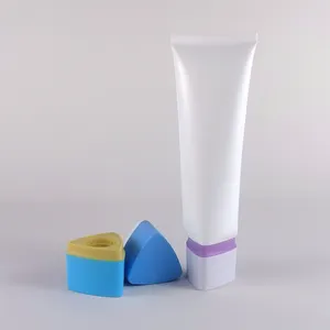 Lotion-Schraubverschluss D40 Dreieck-Gehirtschaftspflege Handcreme PE-Düse kosmetisches drückbares weiches Kunststoffrohr