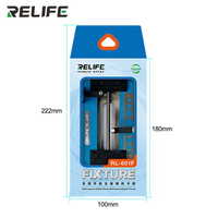 RELIFE RL-601F Outil de fixation pour l'élimination de la colle des puces de carte mère, pour téléphone Android, IC, CPU, pince à double roulement