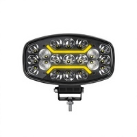 Feux de travail auxiliaires LED super lumineux 12V-36V, 10 pouces, 80W, blanc froid, 8400 lumens, pour camion, tout-terrain, voiture