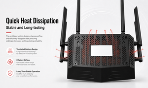 Fiber optical equipment R412G Wifi5 <b>Router</b> Wireless <b>Router</b> AC1200 Dual Band 2.4G 5G 1Gigabit WAN Port 3Gigabit LAN Port - Product Image 2