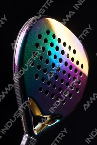 Pala de Pádel Diamante 18K Carbono Plateado Superficie 3D Profesional Alta Calidad Ligera Portátil Resistente a la Abrasión con Empuñadura de EVA - Product Image 2