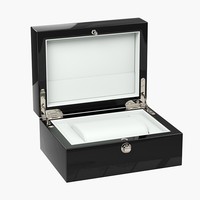 Boîte de rangement pour montre simple en bois laqué sur mesure, étui cadeau de luxe pour montre-bracelet avec logo personnalisé, multifonction, vente en gros OEM Guangdong