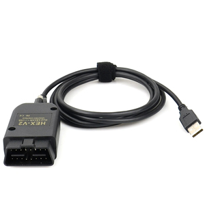 สายเคเบิลเครื่องมือสแกน VAG <span class=keywords><strong>24.7</strong></span> รุ่น OBD2 สำหรับการวินิจฉัยหลายภาษา HEX V2 พร้อมหัวต่อ USB สำหรับรถยนต์ Audi, SKODA, VW สายสัญญาณเสียงและวิดีโอ - Product Image 1