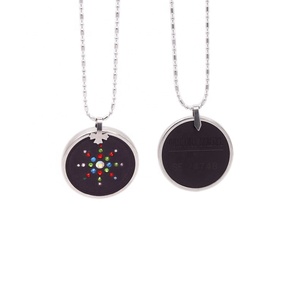 Oferta Especial: Colgante de Salud con Energía Cuántica y Protección Anti-EMF, Diseño Clásico de Girasol de Lava con Marco de Acero Inoxidable, para Uso Diario - Product Image 6