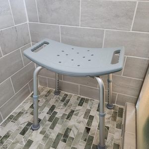 Shower Chair For Seniors And Pregnant Women Non Slip Plastic Aluminum Alloy <b>Bath</b> <b>Seat</b> Home Bathroom Safety Equipment - Product Image 4