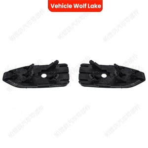 Encadrements de feux antibrouillard Volkswagen T-Roc 2018-2022 en ABS avec trou pour radar, garniture de pare-chocs avant - Product Image 2