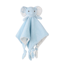 Doudou en Coton et Fibre de Bambou Écologique pour Nouveau-né, Jouet de Sommeil, Animal en Peluche Fait Main, Doux, Confortable et Adorable pour la Sécurité du Bébé