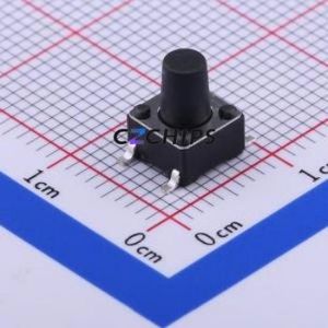 TS-1102S-C-I-B Tactile Switch SMD-4P,6x6mm Switch Single Pole Single Throw Round Button 2.6N Vertical Mount - Product Image 1