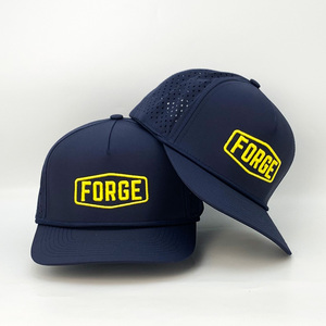 Waterproof Snapback Cap Custom Hats Embroidered logo 5 Panel Sports Breathable Rope Gorras for Business - Product Image 6