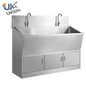 UKen เครื่องซักล้างมือสเตนเลสเกรดทางการแพทย์ทันสมัยแบบพกพาทนทานเกรดโรงพยาบาลใช้งานได้ยาวนาน - Product Image 6