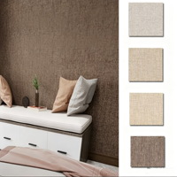 Panel de Pared de Bambú con Textura de Tela Moderna, Panel de Cristal de Carbono Flexible para Decoración de Interiores, Panel y Tableros de Pared de PVC