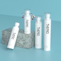 Flacon cosmétique de luxe pour le visage et le corps avec pompe 60ml 80ml 100ml 120ml Ensemble de flacons pulvérisateurs avec logo personnalisé pour les soins de la peau en plastique emballage