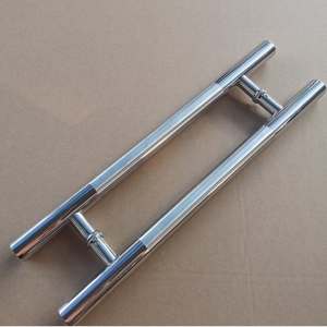 <span class=keywords><strong>Puerta</strong></span> de cristal moderna y duradera, manija grande de acero inoxidable, Color Natural, lujo, Hotel, Villa, baño, <span class=keywords><strong>puerta</strong></span> corredera, <span class=keywords><strong>manillar</strong></span> - Product Image 2