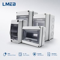 Boîte d'éclairage étanche à circuit HT-8P IP65 Distribution antipoussière boîte de câblage de pile de charge équipement d'alimentation