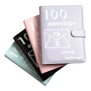 New Arrival Binder Journal High Quality Loose-leaf Budget Planner with <b>Envelopes</b> Journal 100 <b>Envelope</b> Challenge for Saving Money - Product Image 1