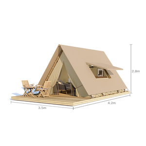Tenda <span class=keywords><strong>Glamping</strong></span> di Lusso Impermeabile con Bagno, Tenda Safari in Tela per Hotel e <span class=keywords><strong>Resort</strong></span> all'Aperto, Supporta la Personalizzazione - Product Image 5