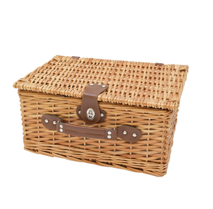 Cesta de picnic de ratán de Vietnam, maleta de almacenamiento de mimbre tejido para kits de viaje - Product Image 1