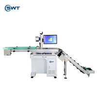 Machine de marquage laser à fibre Raycus de positionnement de vision par caméra de haute précision 20W Détection automatique visuelle CCD