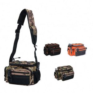 Échantillon gratuit prêt à être expédié Sac de pêche à bandoulière de haute qualité avec ceinture de taille détachable pour canne à pêche, leurre, moulinet Logo personnalisé - Product Image 6
