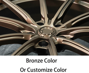 Bronze Forged Wheel 17" 18" 19" 20" 21" 22" 5x100 5x105 5x108 5x110 5x112 5x114.3 5x120 5x127 5x130 Custom Car Wheels - Product Image 2