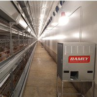 Chauffage à gaz DAMLY économe en énergie pour volailles, souffleur de chaleur au GPL/gaz naturel pour serres, élevages de porcs et poulets