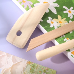 Juego de Herramientas para Escultura en Arcilla de Marca OEM, Diseño Simple, Cortador de <span class=keywords><strong>Alambre</strong></span> de Madera para Suministros de Arte - Product Image 6