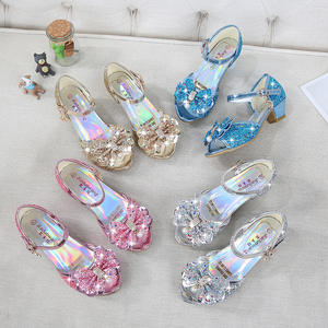 <span class=keywords><strong>Chaussures</strong></span> de fête d'anniversaire pour filles <span class=keywords><strong>Elsa</strong></span>, <span class=keywords><strong>chaussures</strong></span> pour enfants, talons hauts en cristal, sandales de princesse - Product Image 6