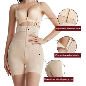 신상품 고압축 수술 후 수술 Fajas Colombianas 거들 배 제어 바디 쉐이프웨어 - Product Image 4
