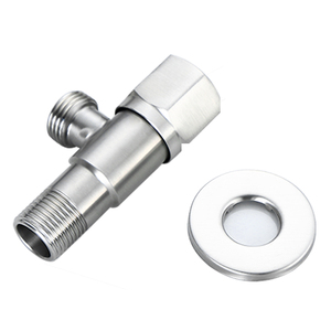 Válvula Angular Funcional <span class=keywords><strong>de</strong></span> Diseño Contemporáneo Adeling CL-105, Material <span class=keywords><strong>de</strong></span> Latón, Manija <span class=keywords><strong>de</strong></span> Zinc, para Baño y Hotel - Product Image 2