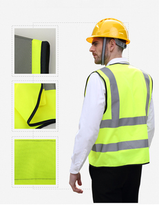 Fabriek Direct Custom Reflecterend Veiligheidsvest Met Custom Logo Beste Prijs Hoge Zichtbaarheid Veiligheidskleding - Product Image 4