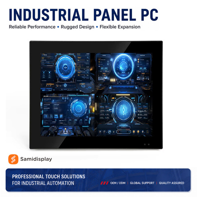 13.3 15.6 Inch Industrial Grade TFT LCD Capacitive Touch Screen Monitor Compatible With Raspberry Pi With HDM VGA Input