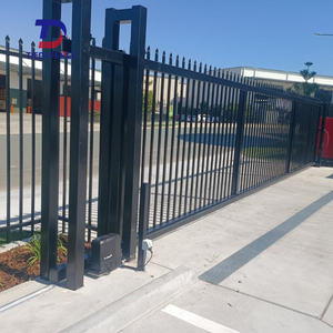 Meilleur prix, panneaux de clôture en fer à pointes, extérieur, pas de rouille, 8 pieds de haut, clôture en fer forgé pour patio et <span class=keywords><strong>portail</strong></span> <span class=keywords><strong>coulissant</strong></span> pour la maison - Product Image 2