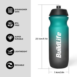 750ml BPA Free Cycling Squeeze <strong>Water</strong> <strong>Bottle</strong> Leak Proof Reusable Plastic Bicycle <strong>Water</strong> <strong>Bottle</strong> - Product Image 5