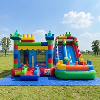 Château Gonflable, Château de Rebond, Maison Gonflable, Combo Toboggan et Structure de Rebond Gonflable pour Enfants