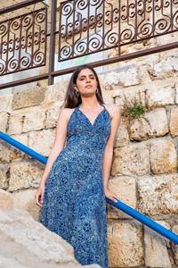 Floral Print Halter Neck Sleeveless A-Line Casual <b>Bohemian</b> <b>Summer</b> Backless Breathable Handmade Cotton Kaftan <b>Dress</b> For Women - Product Image 5