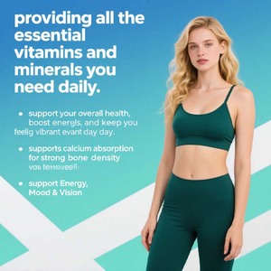 Cápsulas Multivitamínicas al por Mayor, Apoyo Inmunológico y Energético para Hombres y Mujeres, Suplemento Diario de Vitaminas y Minerales - Product Image 3