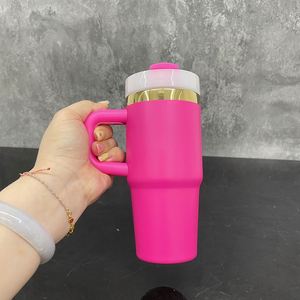 Gobelet pour bébé et enfant avec poignée, plaqué or miroir, revêtement en poudre macaron, 14 oz, pour gravure au laser - Product Image 3