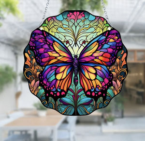 Pendurador de sol acrílico para decoração de férias de quarto, janela de vidro para a mamãe e avó, estampado - Product Image 4