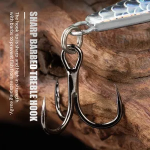 Leurre de pêche <span class=keywords><strong>BUBBA</strong></span> LSZ063 en métal, type cuillère, 10g-30g, pour eau salée et rivières, idéal pour la pêche au jigging de bar, thon, brochet et tilapia - Product Image 5