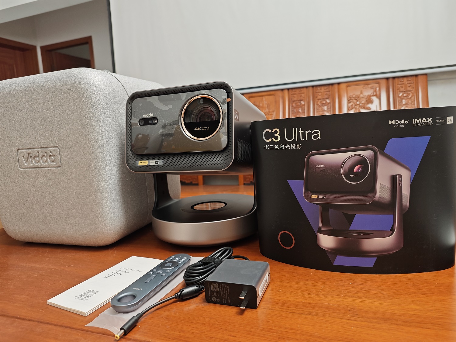 Hisense Vidda C3 Ultra 4K 3D IMAX Laser Projector with Three-Color