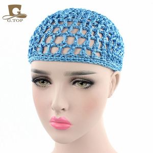 Fabricant de gros OEM ODM Crochet filet à cheveux Snood chapeau bonnet de couchage plaine filets à cheveux FW-11 - Product Image 3