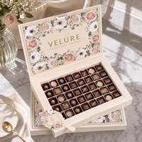 Boîtes d'emballage personnalisées en carton magnétique de luxe pour baklava, fruits secs, dattes, chocolats, bonbons, cadeaux du Ramadan et de l'Aïd