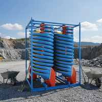 Concentrador Espiral para Carbón, Componentes PLC Patentados para Separación de Minerales, Certificado ISO9001, 220V/380V, para Minería