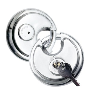 Cadenas antivol en acier inoxydable, anti-effraction, anti-casse, pour porte de camion/d'entrepôt, tête de serrure horizontale, collection extérieure - Product Image 1